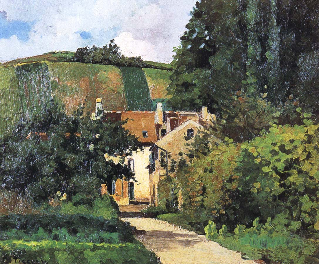 Camille Pissarro Pang plans scenery Schwarz